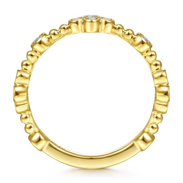 Lady's 14k Yellow Gold Stackable Ring Image 3 Koerbers Fine Jewelry Inc New Albany, IN