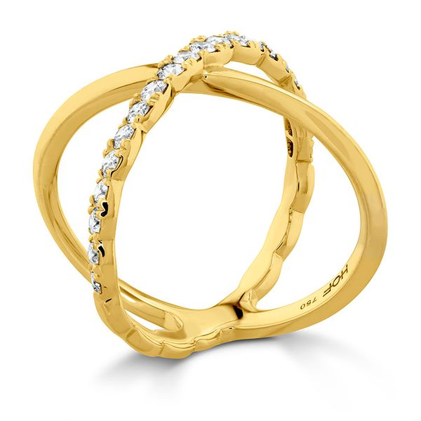 18K Yellow Gold Lorelei Criss Cross Fashion Ring Image 2 Koerbers Fine Jewelry Inc New Albany, IN