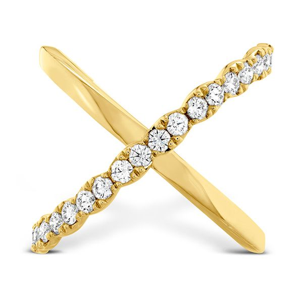 18K Yellow Gold Lorelei Criss Cross Fashion Ring Koerbers Fine Jewelry Inc New Albany, IN