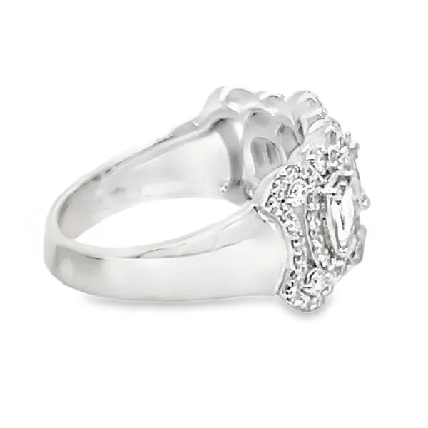 14K White Gold Diamond Fashion or Aniversary Ring Image 4 Koerbers Fine Jewelry Inc New Albany, IN