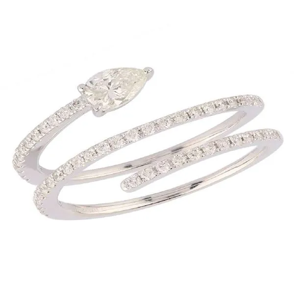 14K White Gold Diamond Fashion Ring Koerbers Fine Jewelry Inc New Albany, IN