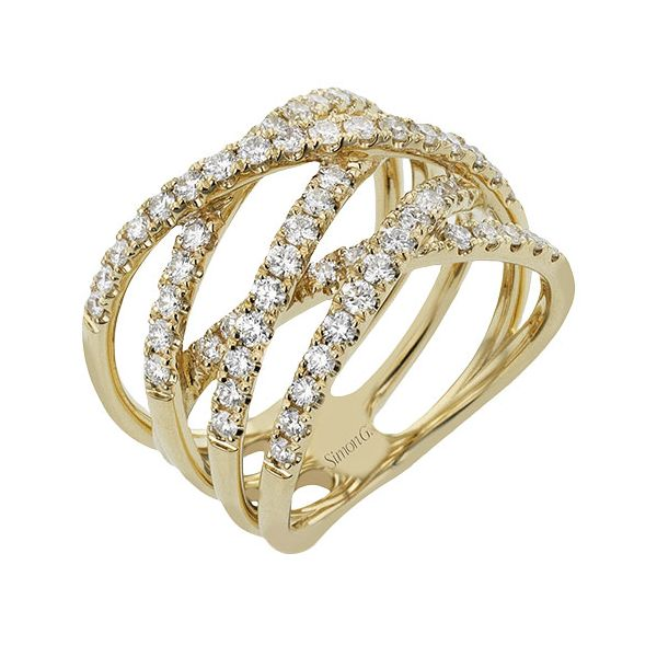 Simon G 18K Yellow Gold Diamond Fashion Ring 001-130-01097, Koerbers Fine  Jewelry Inc