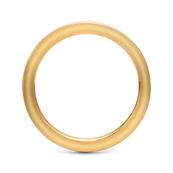 18K Yellow Gold Baguette Diamond Thread Ring Image 3 Koerbers Fine Jewelry Inc New Albany, IN
