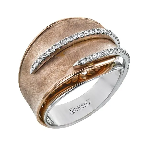 18K 2-Tone White and Yellow Gold Diamond Fashion Ring Koerbers Fine Jewelry Inc New Albany, IN