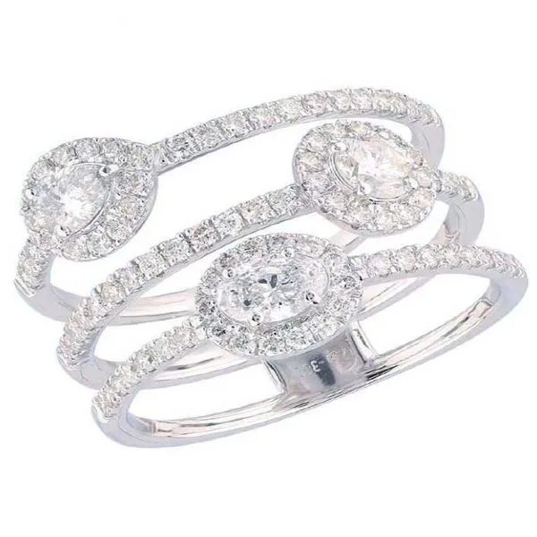 14K White Gold Diamond Fashion Ring Koerbers Fine Jewelry Inc New Albany, IN