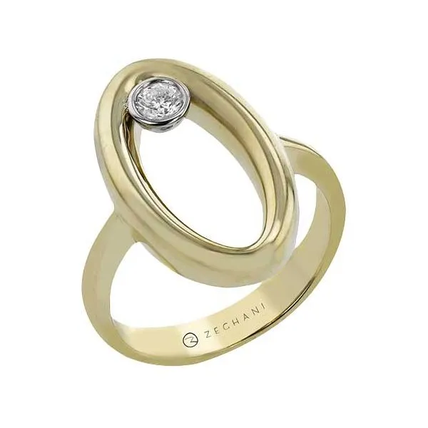 14K 2-Tone White and Yellow Gold Diamond Right Hand Fashion Ring Koerbers Fine Jewelry Inc New Albany, IN