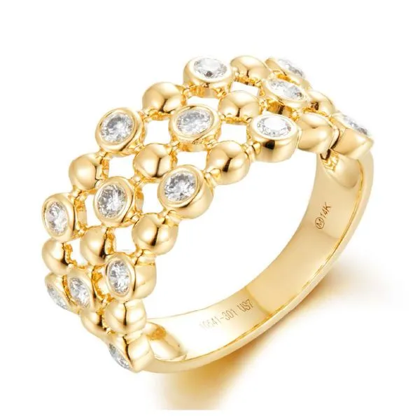 14K Yellow Gold Diamond Fashion Ring Koerbers Fine Jewelry Inc New Albany, IN