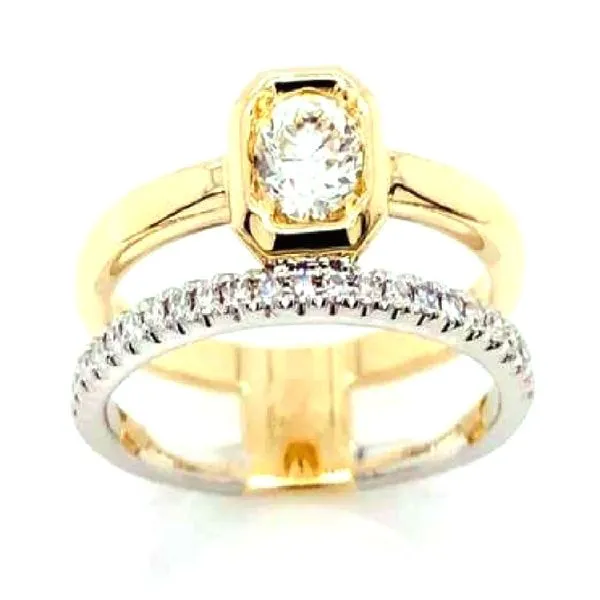 14K White and Yellow Gold Diamond Fashion Ring Koerbers Fine Jewelry Inc New Albany, IN