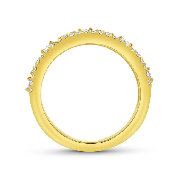 18K Yellow Gold Diamond Bezel Ring Image 2 Koerbers Fine Jewelry Inc New Albany, IN