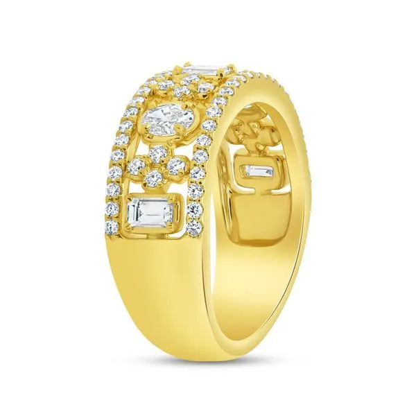 18K Yellow Gold Diamond Bezel Ring Image 3 Koerbers Fine Jewelry Inc New Albany, IN
