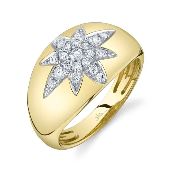 14K Yellow Gold Diamond Star Fashion Ring Koerbers Fine Jewelry Inc New Albany, IN