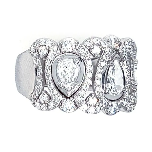 14K White Gold Diamond Anniversary Band Image 2 Koerbers Fine Jewelry Inc New Albany, IN