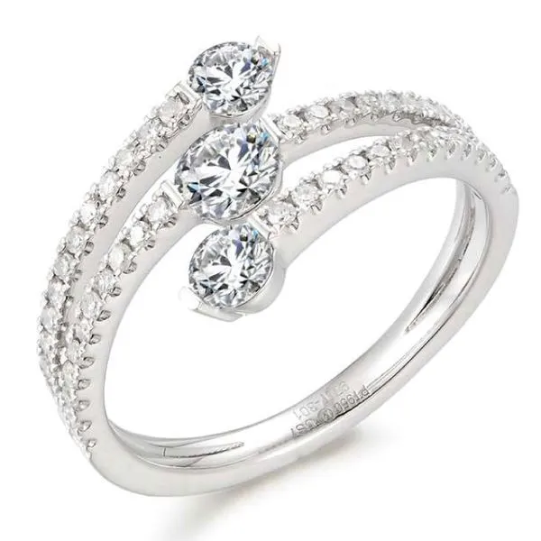 Platinum Diamond Triple Row Fashion Ring Koerbers Fine Jewelry Inc New Albany, IN