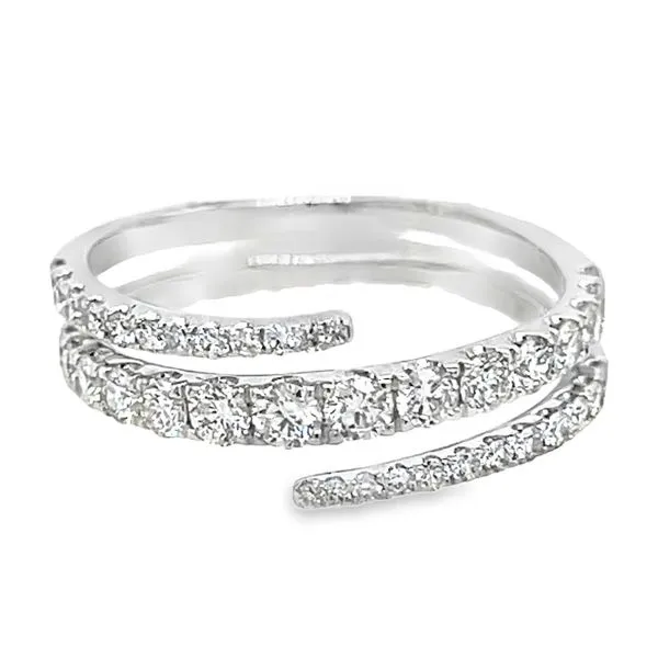 14K White Gold Diamond Triple Row Fashion Ring Koerbers Fine Jewelry Inc New Albany, IN