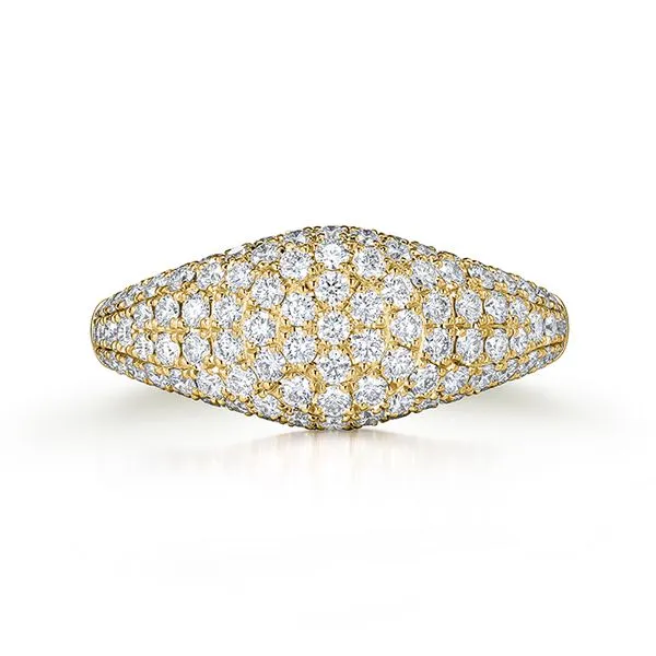 18K White Gold Diamond Paramount Signet Fashion Ring Image 2 Koerbers Fine Jewelry Inc New Albany, IN