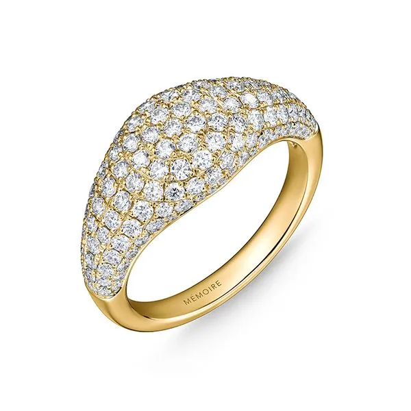 18K White Gold Diamond Paramount Signet Fashion Ring Koerbers Fine Jewelry Inc New Albany, IN