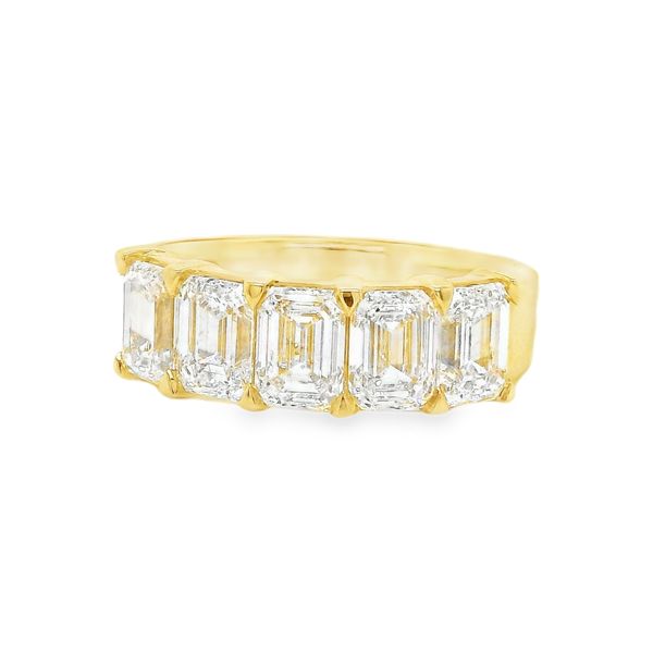 18K Yellow Gold 5 Stone Diamond Band Koerbers Fine Jewelry Inc New Albany, IN