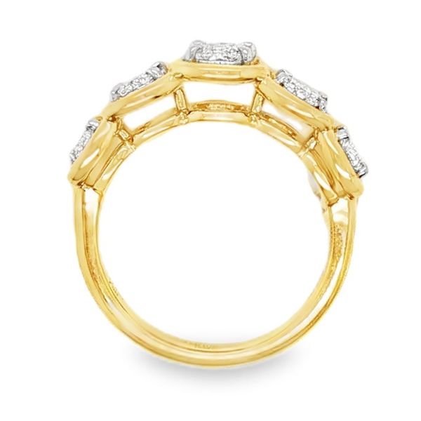 18K Yellow Gold 5 Stone Fashion Ring Image 3 Koerbers Fine Jewelry Inc New Albany, IN