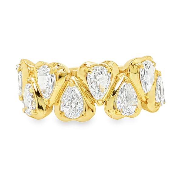 18K Yellow Gold Diamond 8 Stone Fashion Ring Koerbers Fine Jewelry Inc New Albany, IN