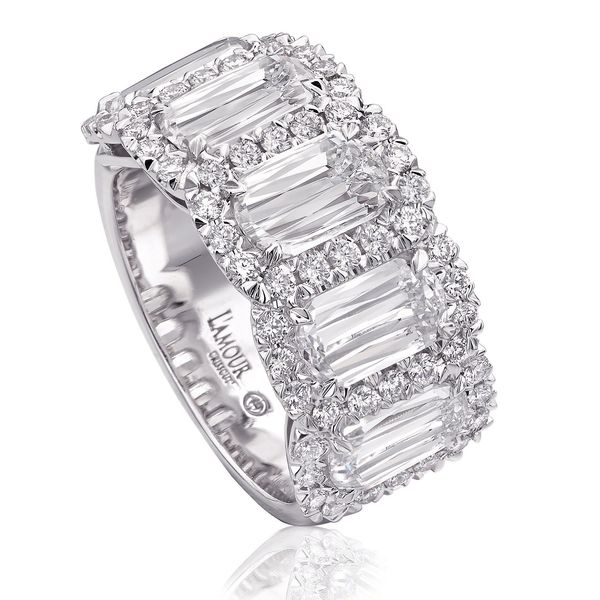 18K White Gold Yellow Diamond Anniversary Band Koerbers Fine Jewelry Inc New Albany, IN