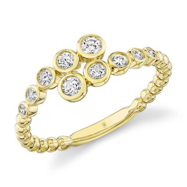 14K Yellow Gold Diamond Bezel Set Fashion Ring Koerbers Fine Jewelry Inc New Albany, IN