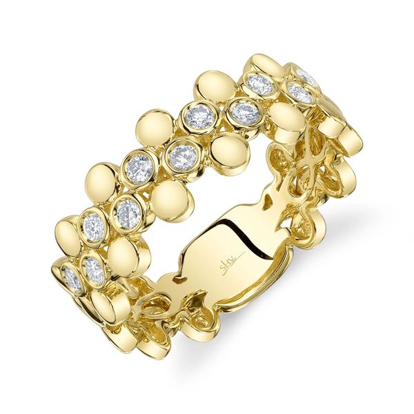 14K Yellow Gold Diamond Bezel Fashion Ring Koerbers Fine Jewelry Inc New Albany, IN