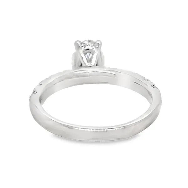 14K White Gold Hidden Halo LAB Diamond Engagement Ring Image 3 Koerbers Fine Jewelry Inc New Albany, IN