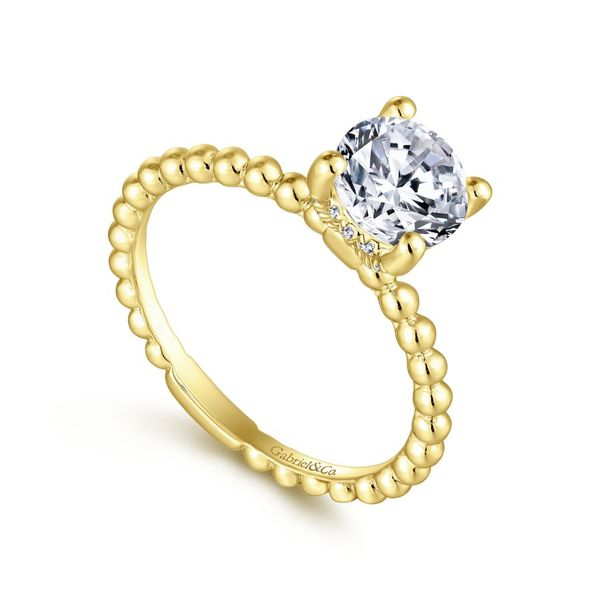 14K Yellow Gold Solitaire Engagement Ring Image 2 Koerbers Fine Jewelry Inc New Albany, IN