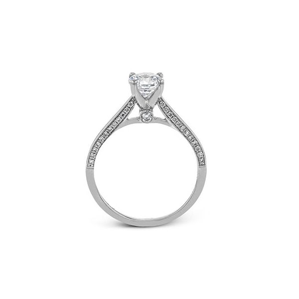 18K White Gold Round Solitaire Engagement Ring Image 3 Koerbers Fine Jewelry Inc New Albany, IN