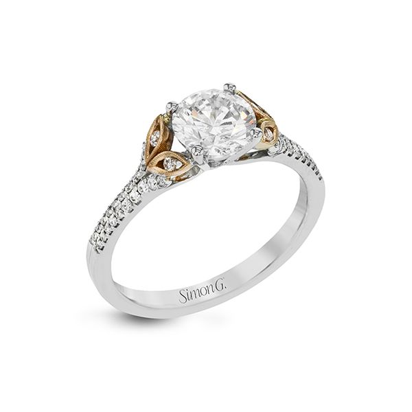 White And Rose Gold Engagement Ring For Men
