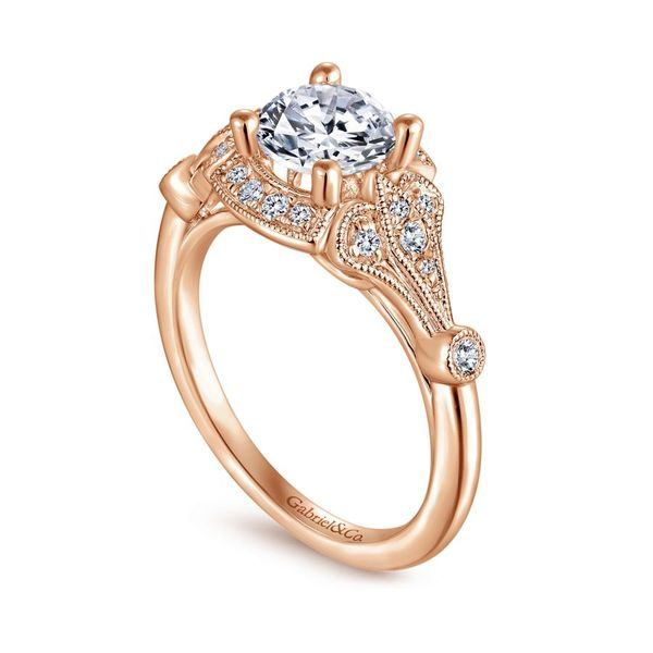 14K Rose Gold Vintage Engagement Ring Image 2 Koerbers Fine Jewelry Inc New Albany, IN