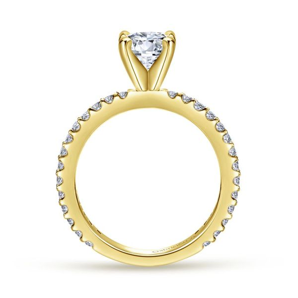 14K Yellow Gold Solitaire Engagement Ring Image 3 Koerbers Fine Jewelry Inc New Albany, IN