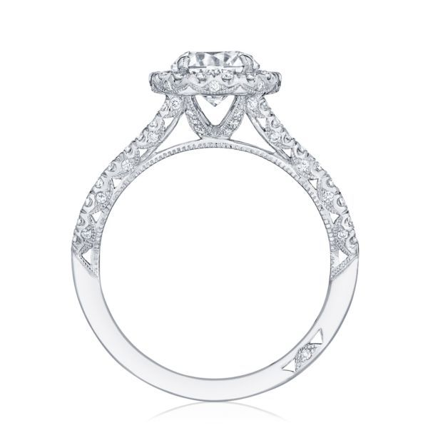 18K White Gold Petite Crescent Tacori Engagement Ring Image 2 Koerbers Fine Jewelry Inc New Albany, IN