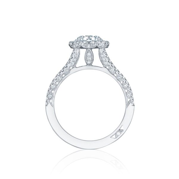 Platinum Petite Crescent Tacori Engagement Ring Image 2 Koerbers Fine Jewelry Inc New Albany, IN