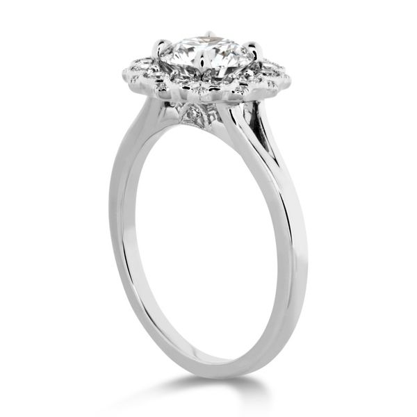 18K White Gold Liliana Halo Engagement Rin Image 3 Koerbers Fine Jewelry Inc New Albany, IN