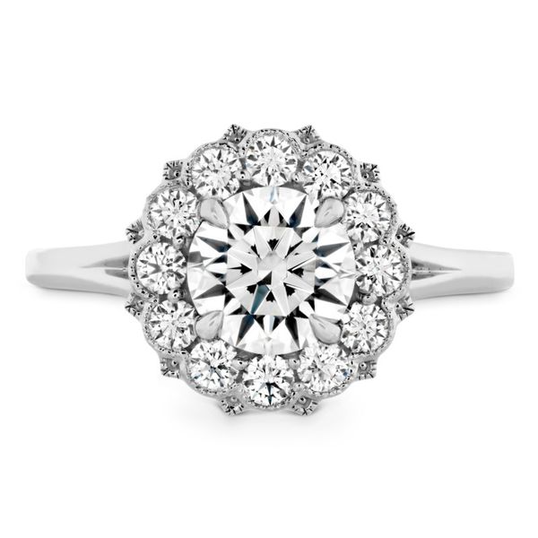 18K White Gold Liliana Halo Engagement Rin Koerbers Fine Jewelry Inc New Albany, IN