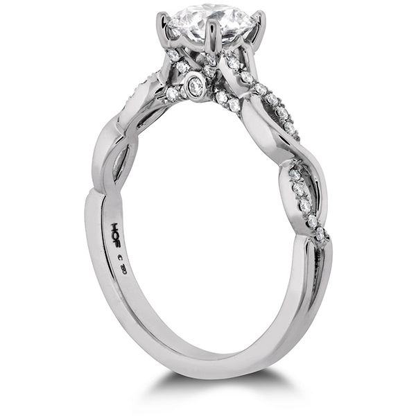 18K White Gold Destiny Lace HOF Engagement Ring Image 2 Koerbers Fine Jewelry Inc New Albany, IN
