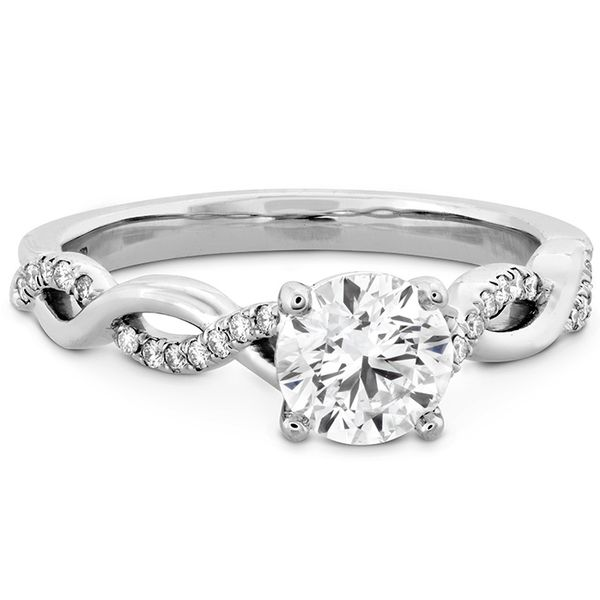 18K White Gold Destiny Lace HOF Engagement Ring Image 3 Koerbers Fine Jewelry Inc New Albany, IN