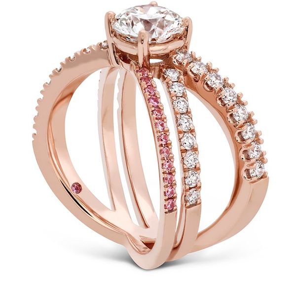 18K Rose Gold Harley Wrap Engagement Ring Image 2 Koerbers Fine Jewelry Inc New Albany, IN