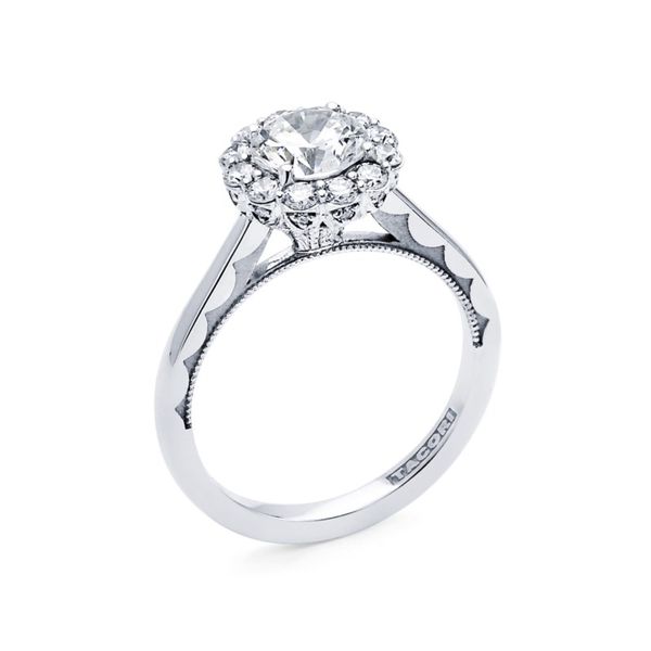 Platinum Full Bloom Diamond Engagement Ring Image 2 Koerbers Fine Jewelry Inc New Albany, IN