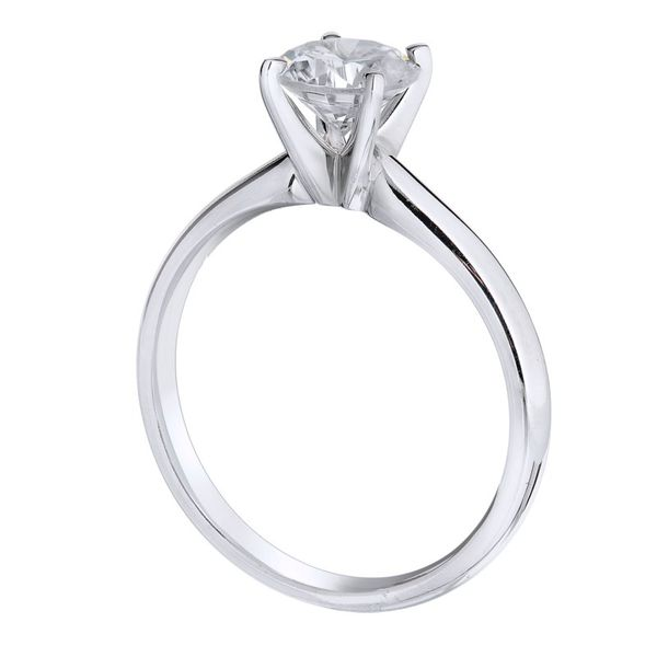 14K White Gold Solitaire Ring Koerbers Fine Jewelry Inc New Albany, IN
