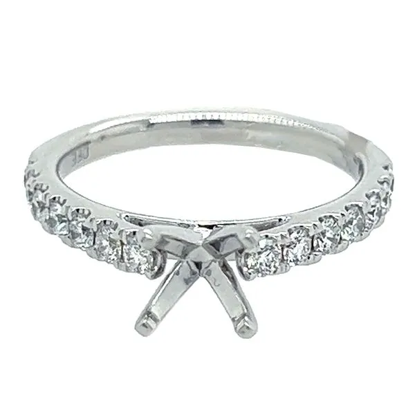 14K White Gold Semi Mount Diamond Engagement Ring Koerbers Fine Jewelry Inc New Albany, IN