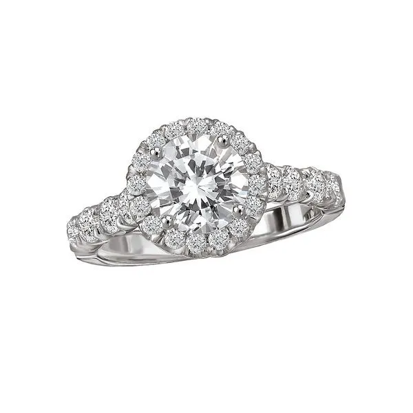 18K White Gold Romance Set Round Diamond Ring Koerbers Fine Jewelry Inc New Albany, IN