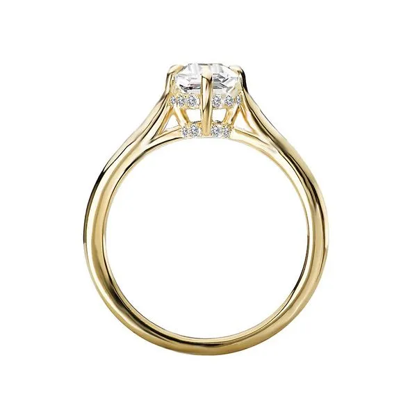 14K Yellow Gold Solitaire Semi Mount Engagement Ring Image 4 Koerbers Fine Jewelry Inc New Albany, IN