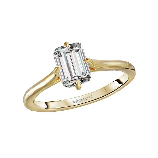 14K Yellow Gold Solitaire Semi Mount Engagement Ring Koerbers Fine Jewelry Inc New Albany, IN