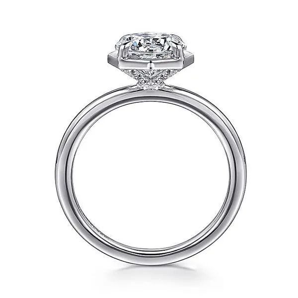 14K White Gold Round Diamond Engagement Ring Image 2 Koerbers Fine Jewelry Inc New Albany, IN