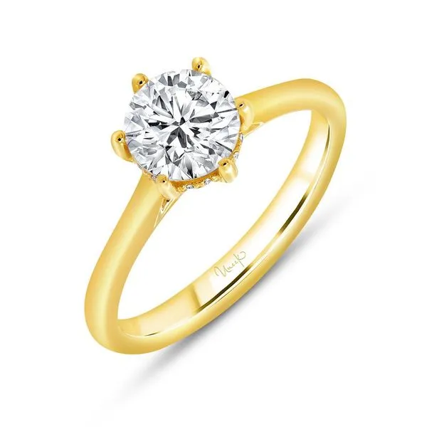 14K White Gold Timeless Round Diamond Engagement Ring Koerbers Fine Jewelry Inc New Albany, IN
