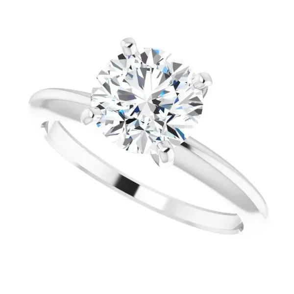 14K White Gold Solitaire Ring Koerbers Fine Jewelry Inc New Albany, IN