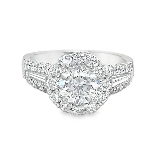 18K White Gold Diamond Engagement Ring Koerbers Fine Jewelry Inc New Albany, IN