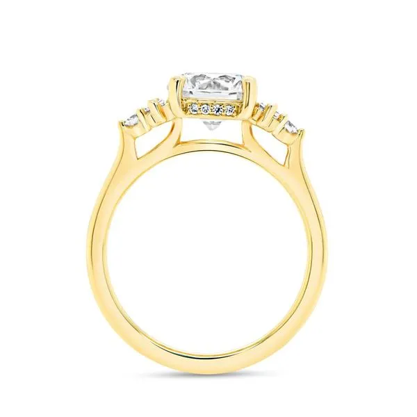 18K Yellow Gold Diamond Engagement Ring Image 2 Koerbers Fine Jewelry Inc New Albany, IN